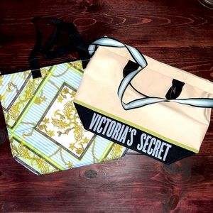 BRAND NEW Victoria’s Secret 2 in 1 beach tote w/ removable insulated cooler bag